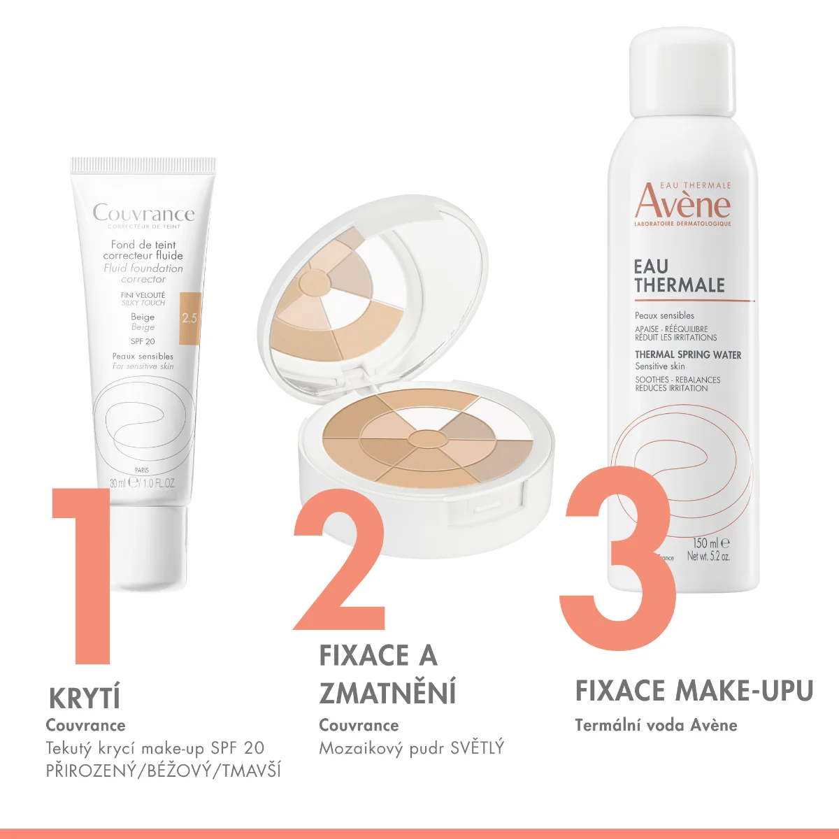 Avène Couvrance Mozaikový pudr světlý odstín 10 g