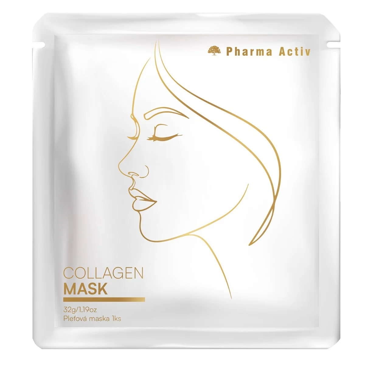 Pharma Activ Collagen mask pleťová maska 32 g