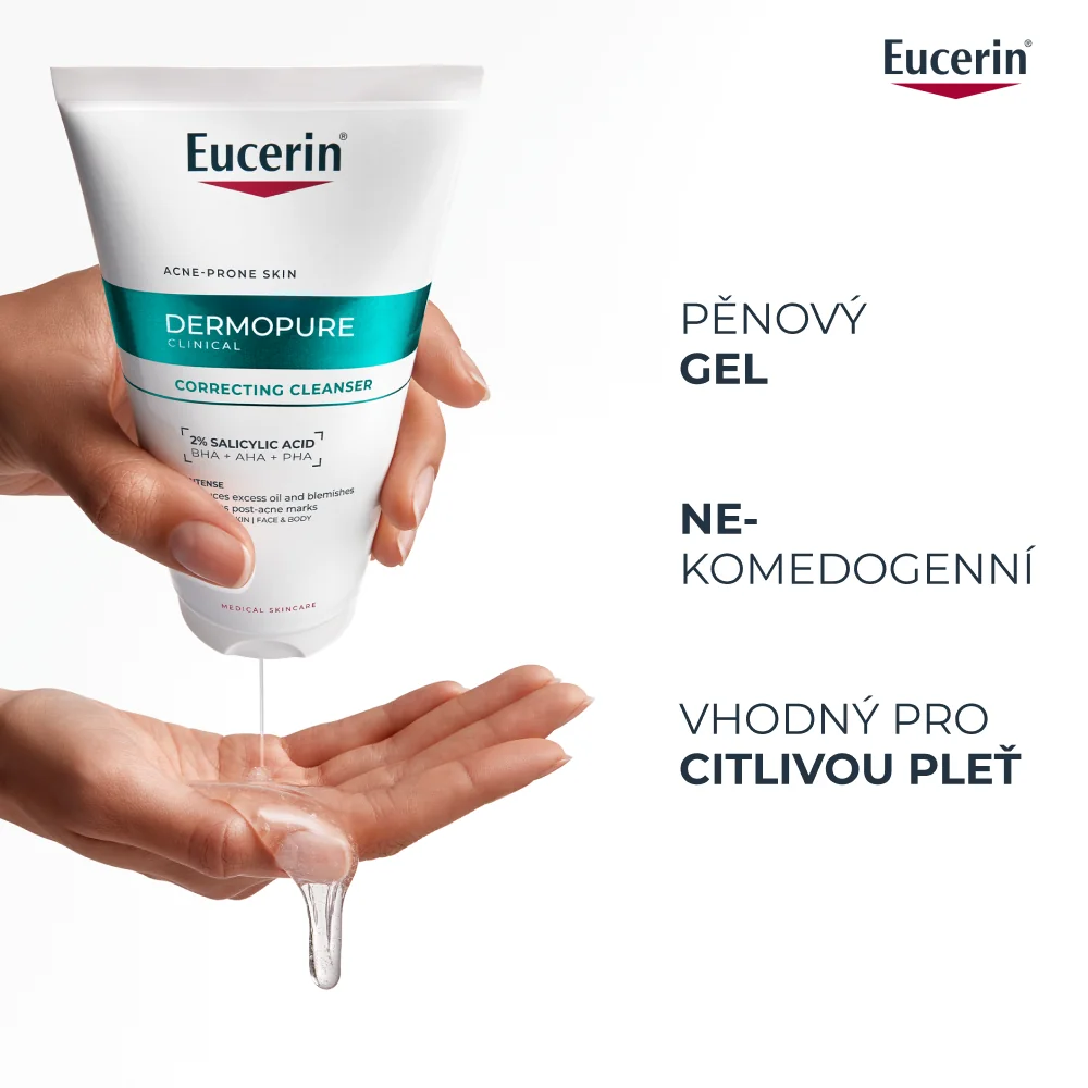 Eucerin DermoPure Clinical Exfoliační čisticí gel 150 ml