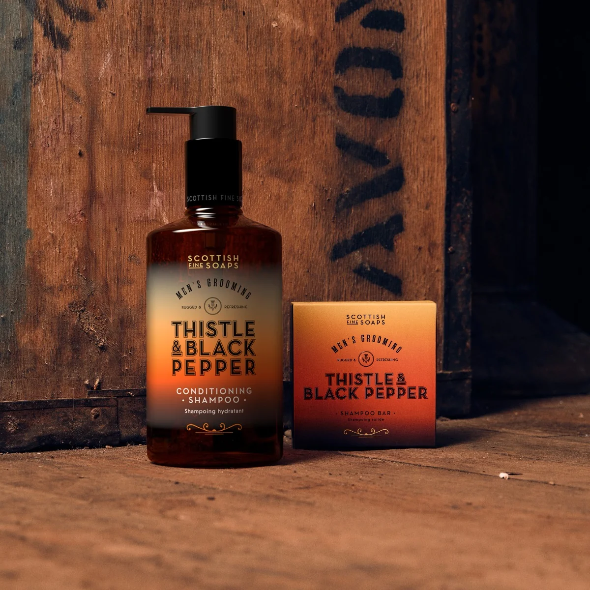 Scottish Fine Soaps Thistle & Black Pepper Šampon na vlasy 300 ml