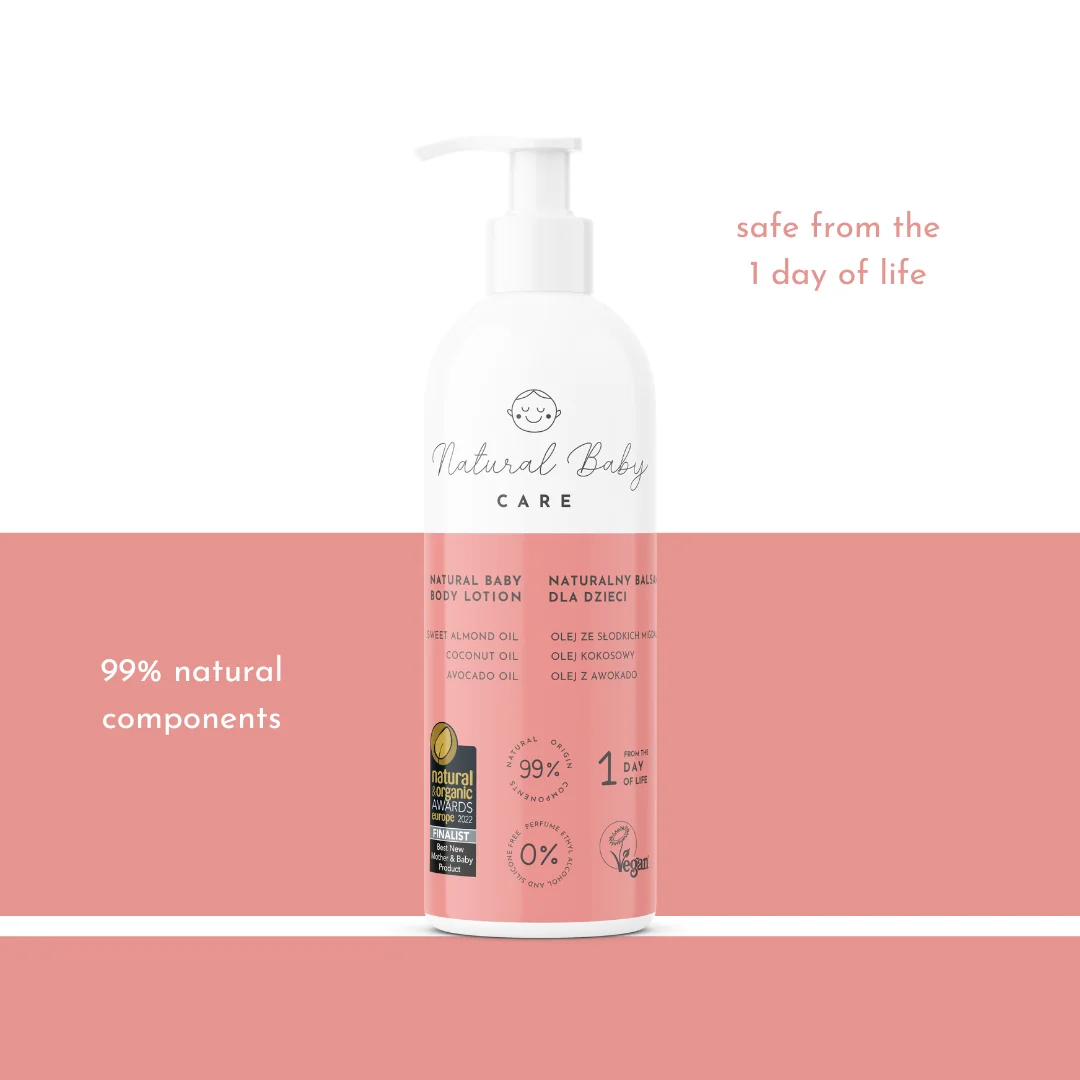Natural Baby Care Dětské tělové mléko, 200 ml