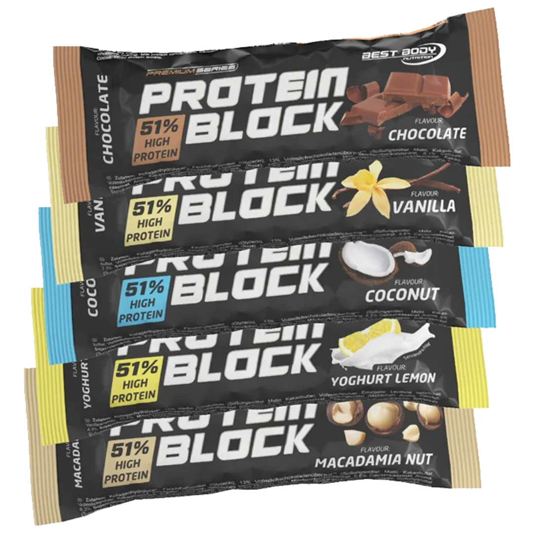 Best Body Protein block 90g - vanilka