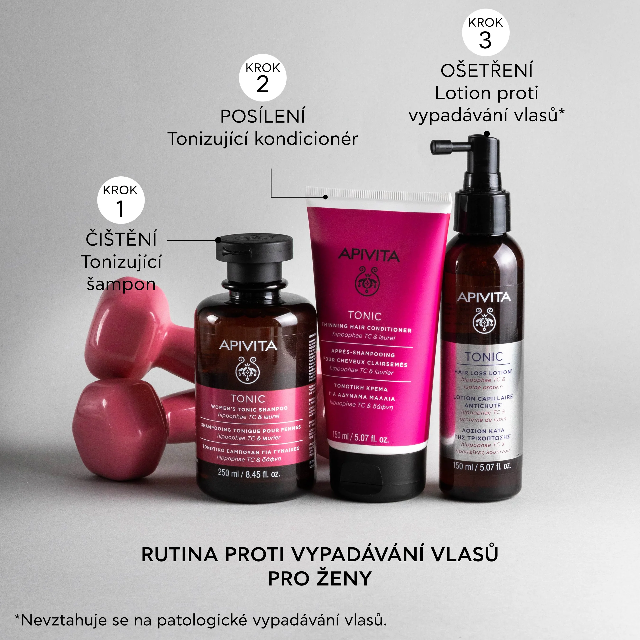 APIVITA Tonic Women tonizující šampon pro ženy 250 ml