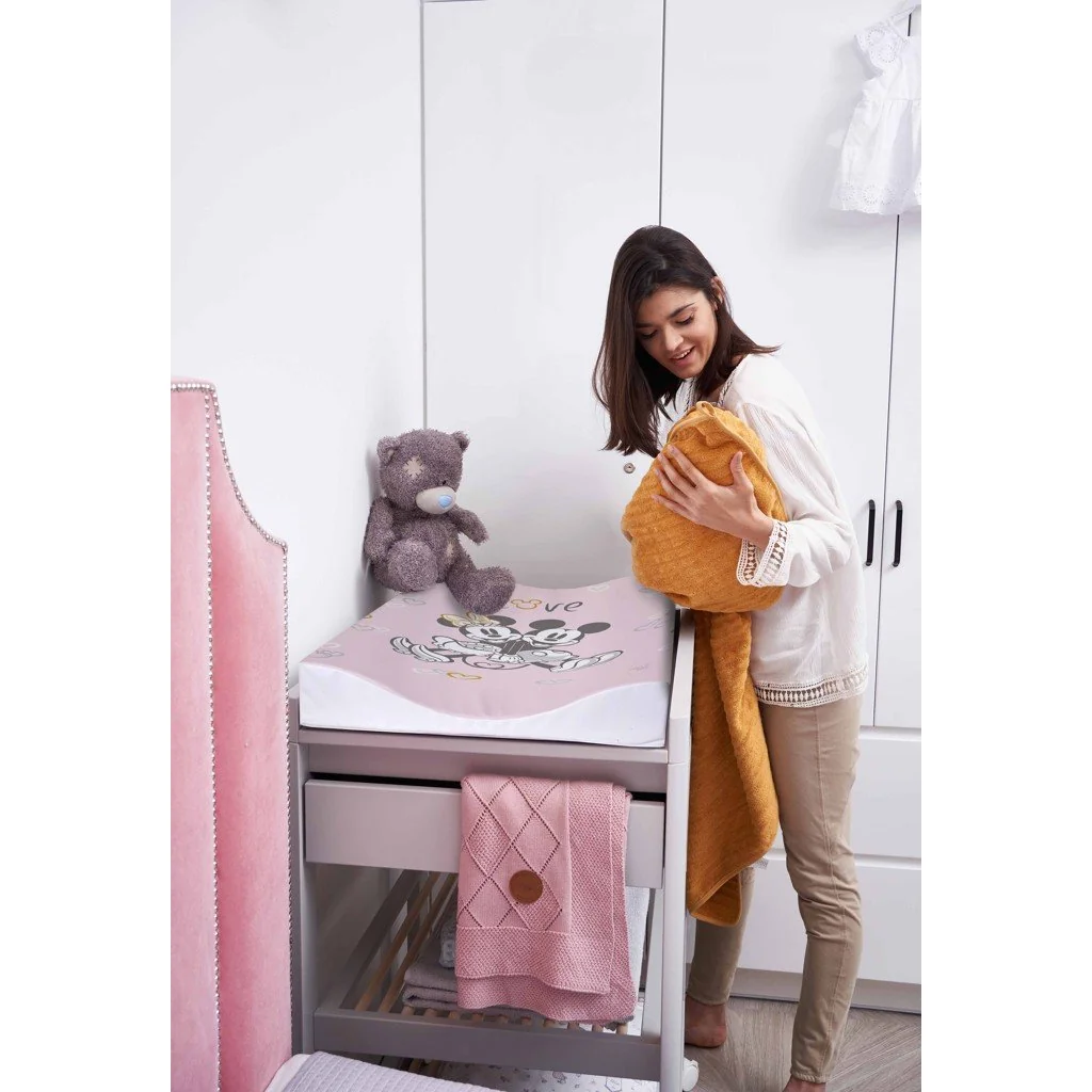 Ceba Podložka přebalovací měkká COSY (50x70) Disney Minnie & Mickey Pink
