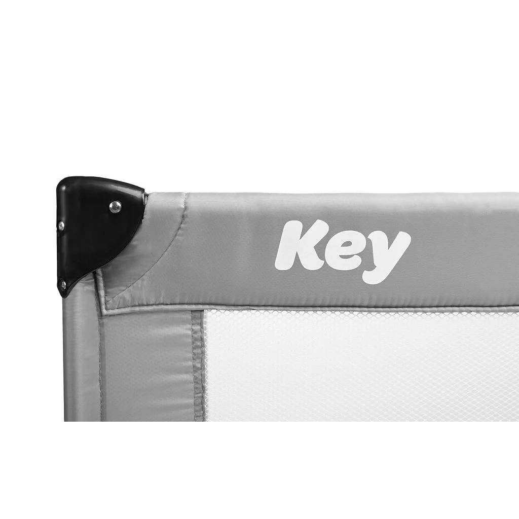 Caretero Cestovní postýlka pro miminko KEY - šedá