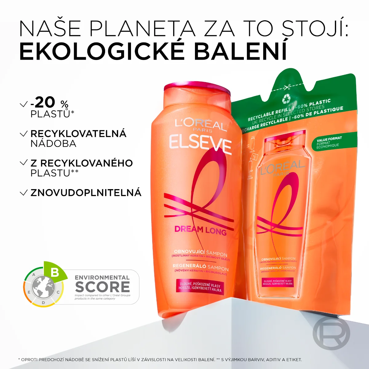 Loréal Paris Elseve Dream Long obnovující šampon 250 ml