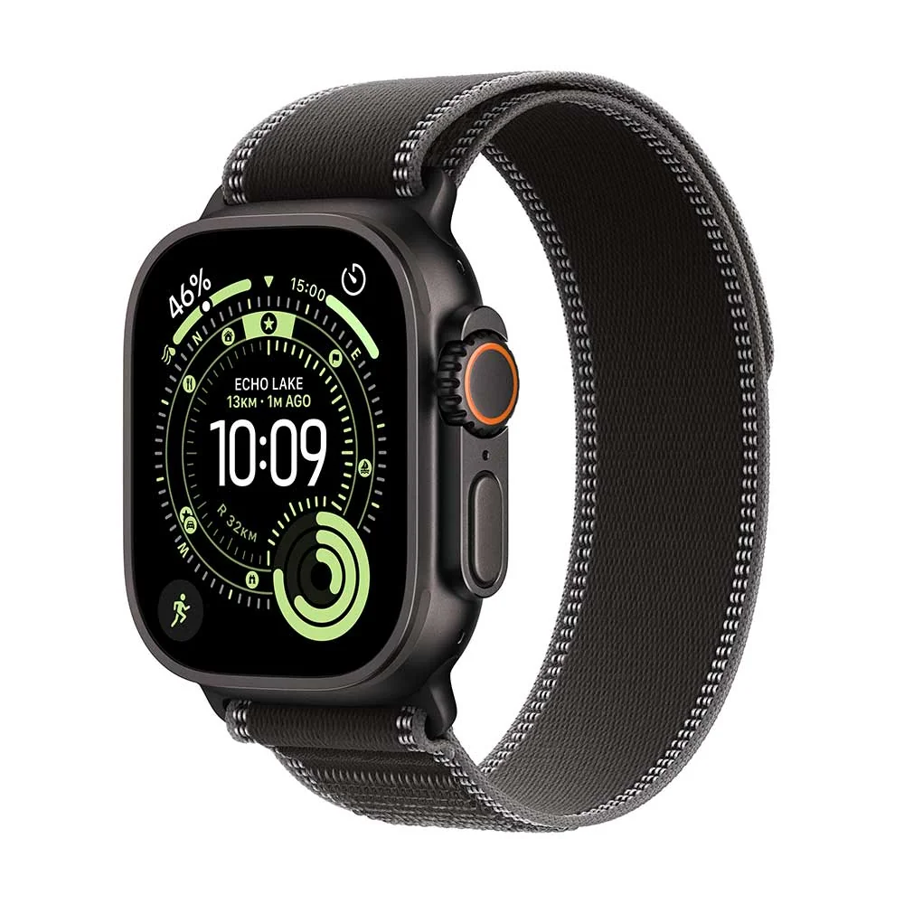 Apple Watch Ultra 3 Black Titan, Bl./Cha Trail,M/L chytré hodinky