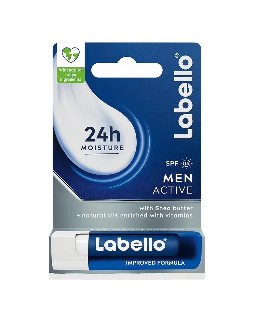 Labello Men Active balzám na rty pro muže 5,5 ml