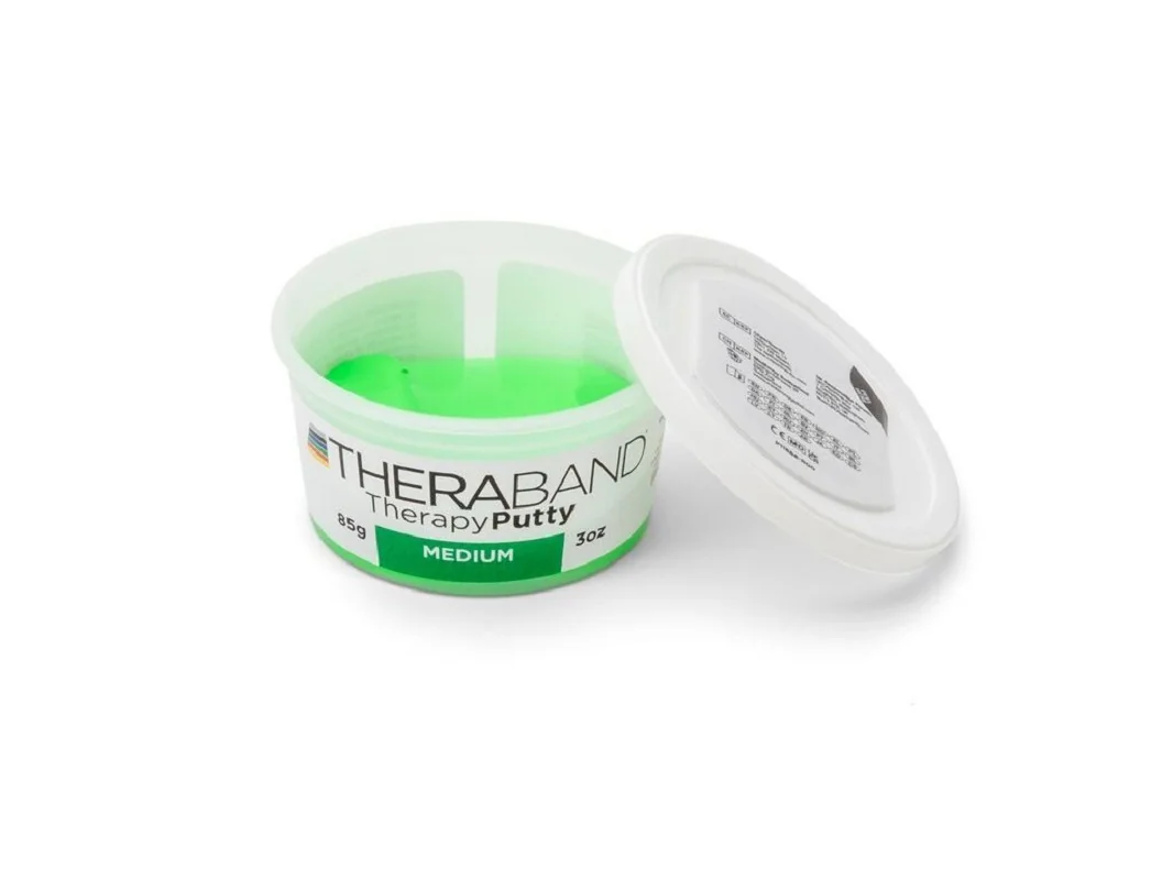Thera-Band Therapy Putty, terapeutická hmota 85g, zelená, střední 