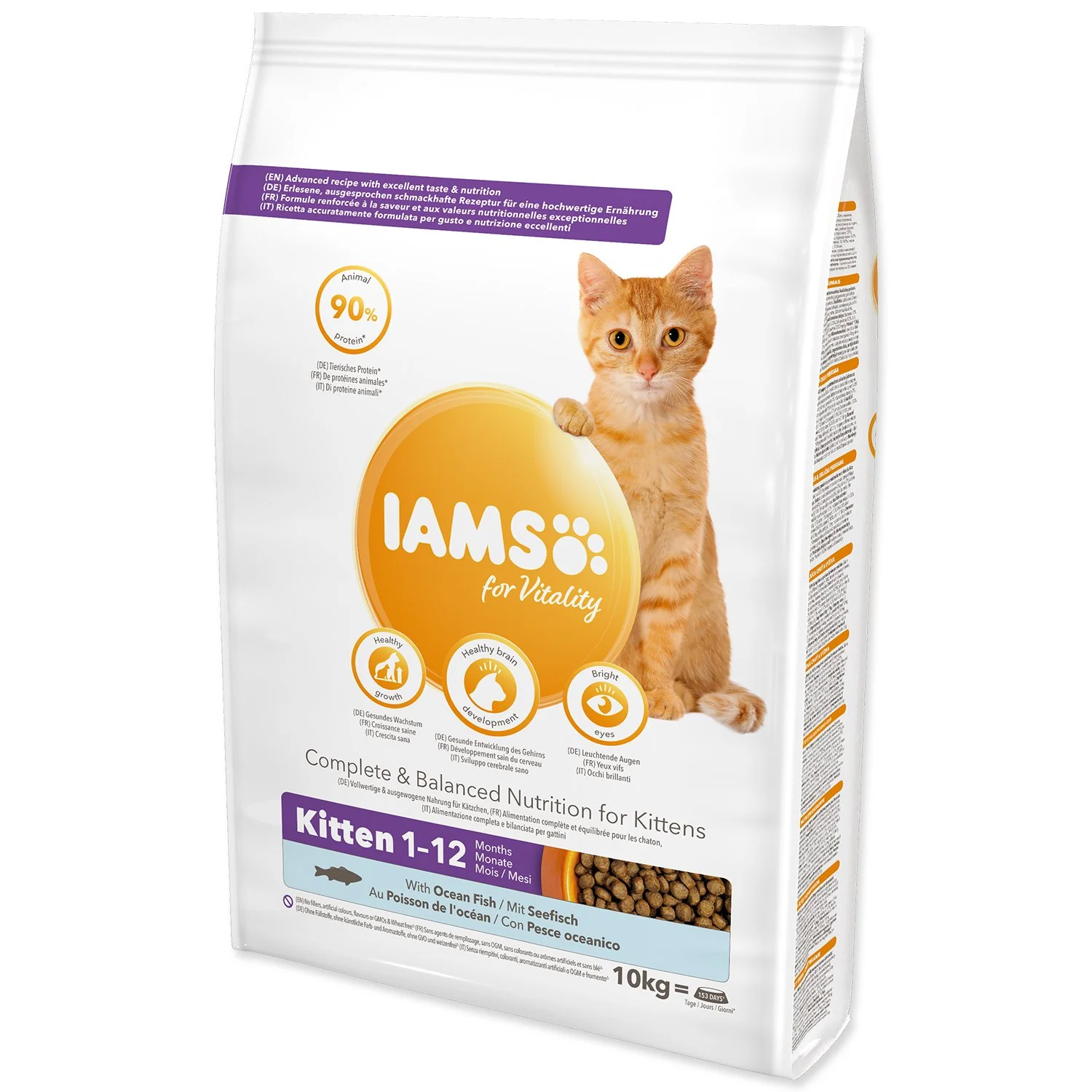 IAMS Krmivo Cat Kitten Ocean Fish 10kg 