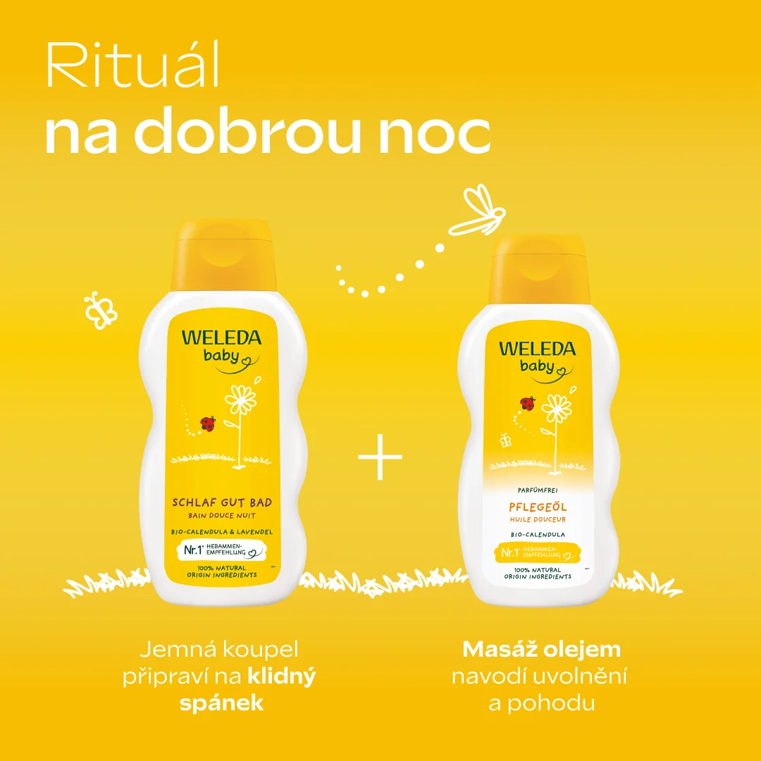 Weleda Baby Měsíčková koupel na dobrou noc 200 ml