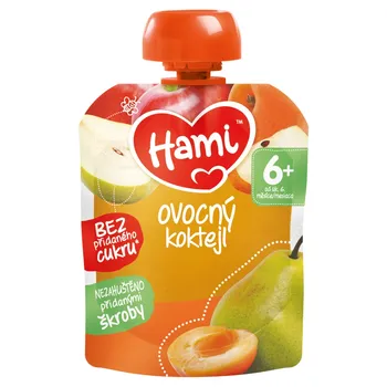 Hami Příkrm ovocná kapsička Ovocný koktejl 90 g