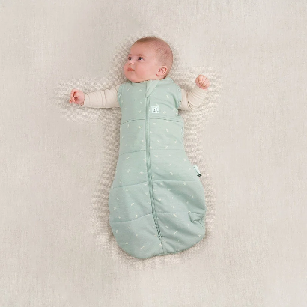 ergoPouch Zavinovačka a vak na spaní 2v1 Cocoon Sage 3-6 m, 6-8 kg, 2,5 tog 