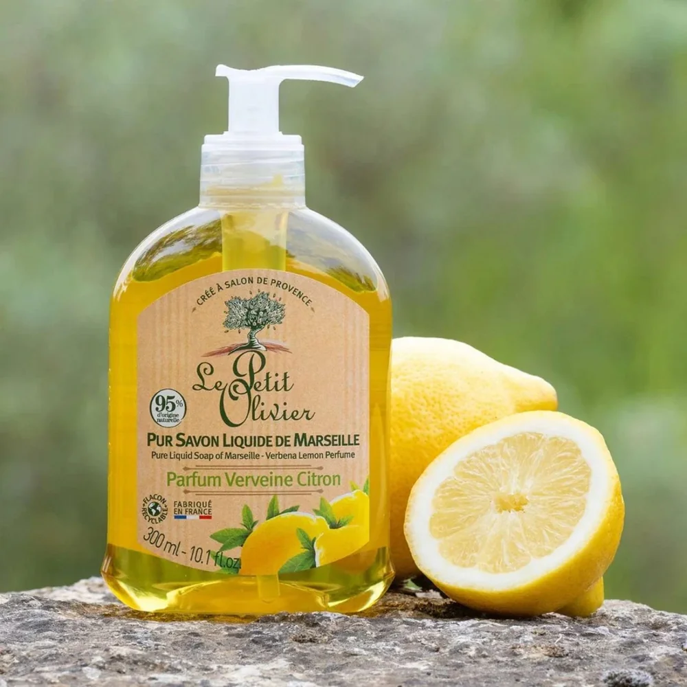 Le Petit Olivier Tekuté mýdlo Verbena a citrón 300 ml