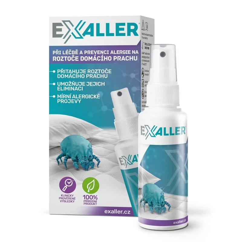 ExAller Sprej při alergii na roztoče domácího prachu – 75 ml