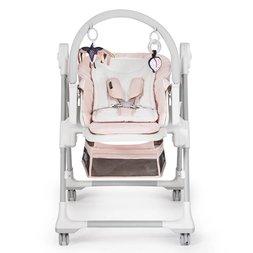 Kinderkraft select Židlička jídelní Lastree Pink, Premium
