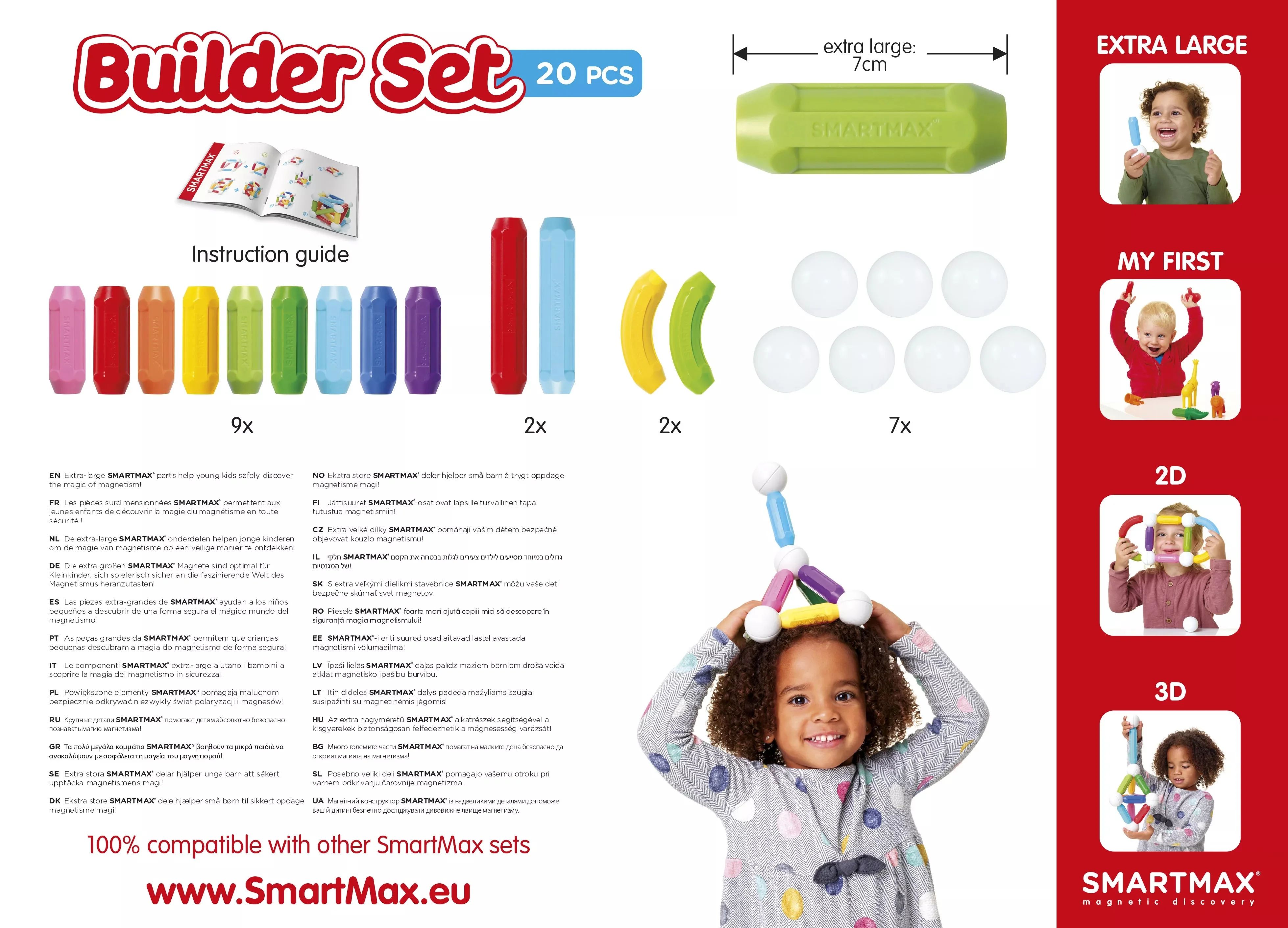 SmartMax Stavební set - 20 ks