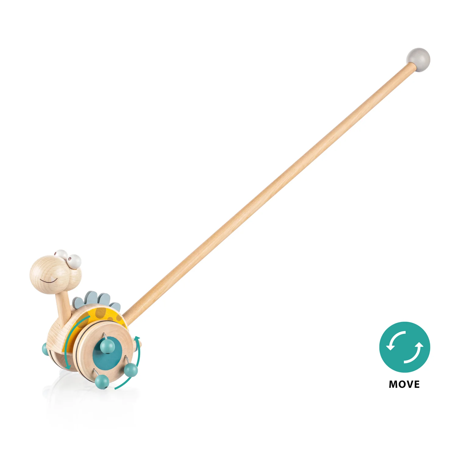 Zopa Dřevěný jezdík Dinosaurus, Blue 1