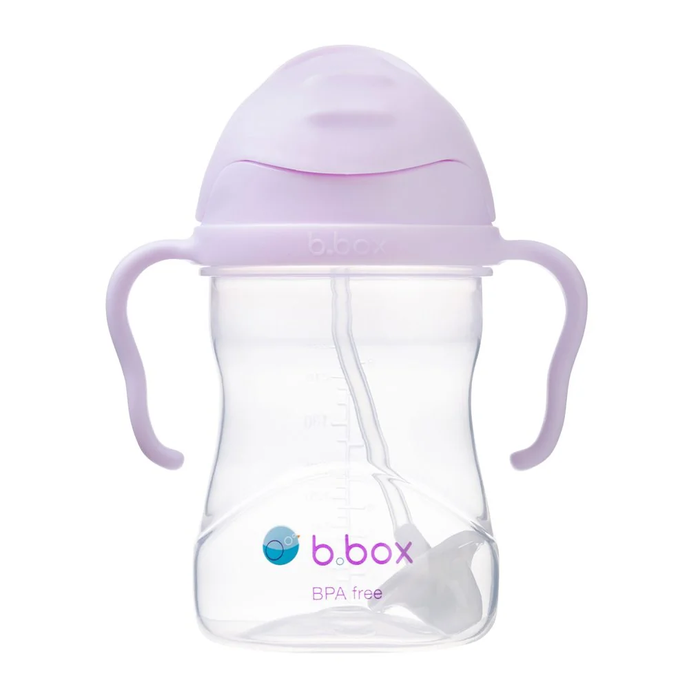 B.BOX Hrneček s brčkem - GELATO ostružinový 240 ml