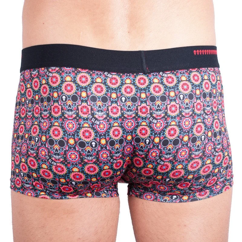 69SLAM Pánské boxerky hip flower skull M