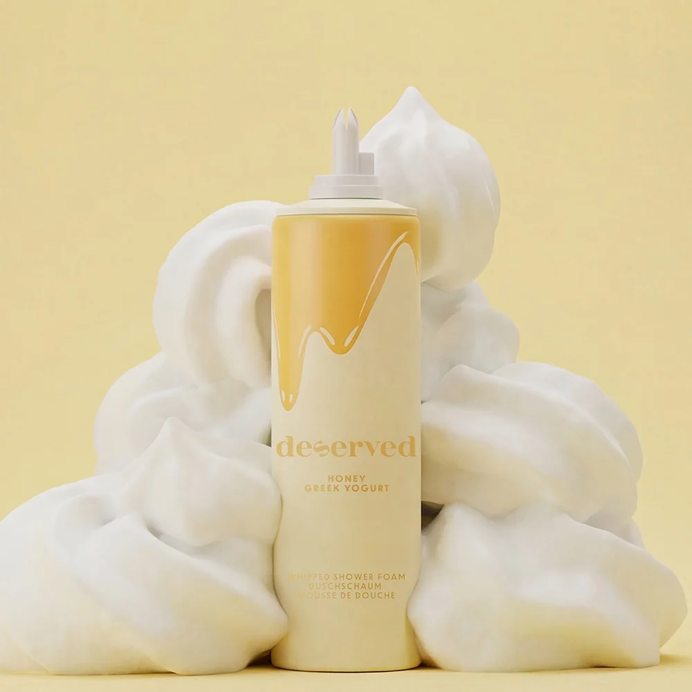 Deserved Whipped shower foam Honey Greek Yogurt sprchová pěna 250 ml