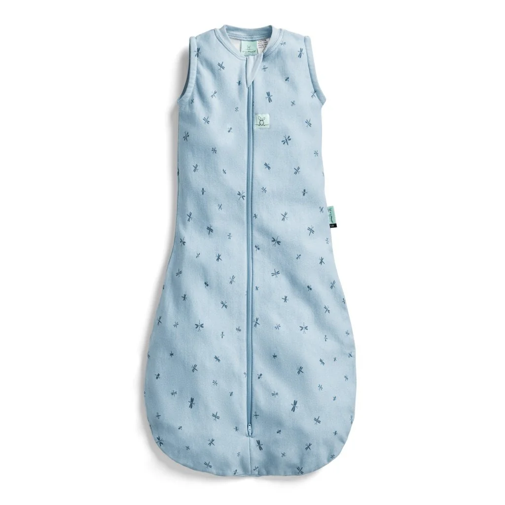 ergoPouch Pytel na spaní organická bavlna Jersey Dragonflies 8-24 m, 8-14 kg, 0,2 tog