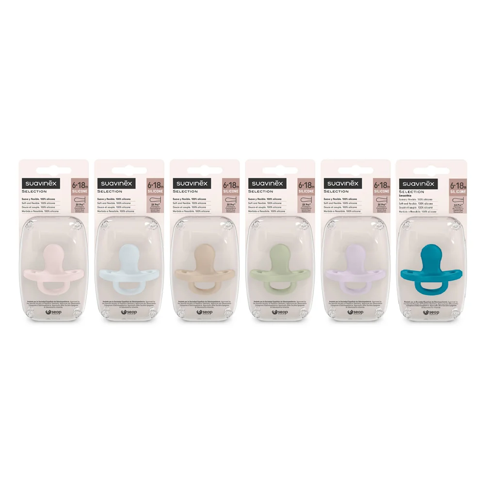 Suavinex Colour Essence Fyziologický dudlík 6–18m 1 ks petrolejový