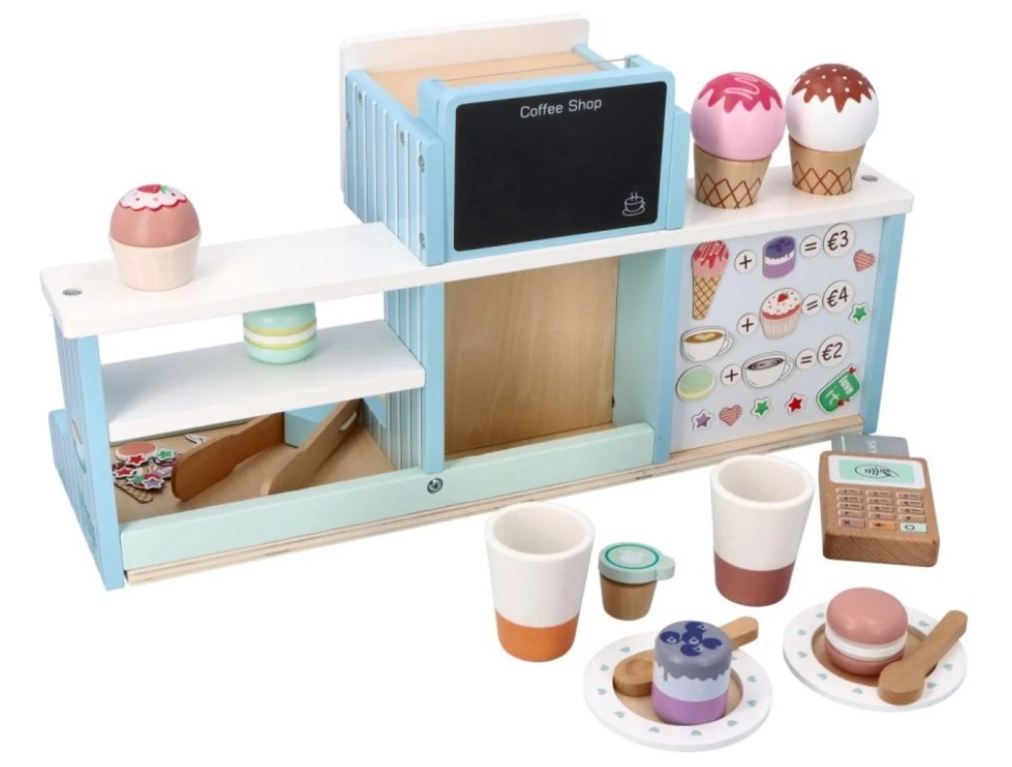 Adam Toys Kavárna se zmrzlinou, dřevo