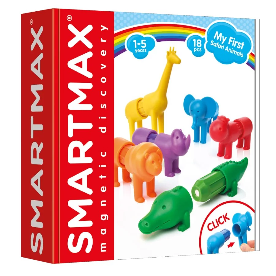 Smartmax Moje první Safari zvířátka - 18 ks