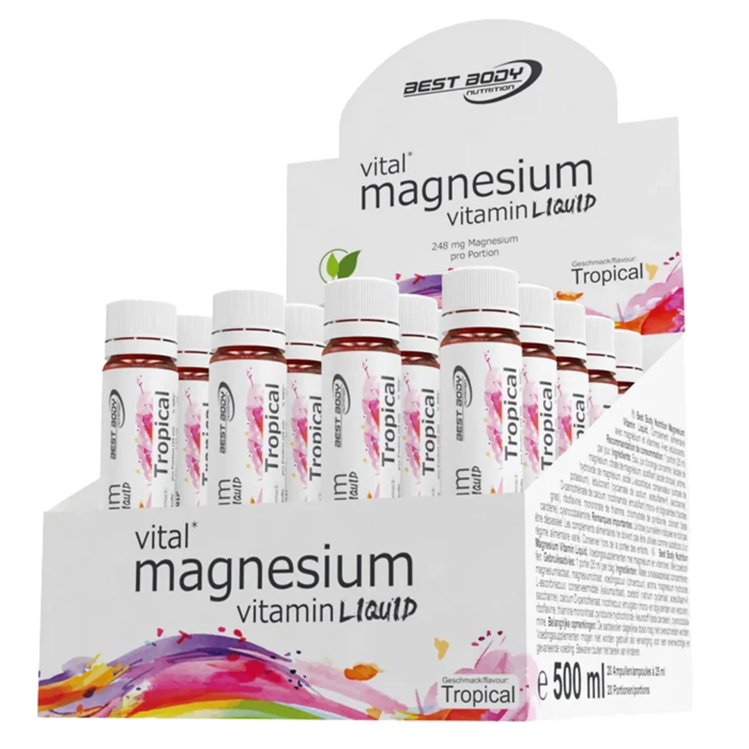 Best Body Magnesium vitamin ampoules 20 x 25ml - tropical