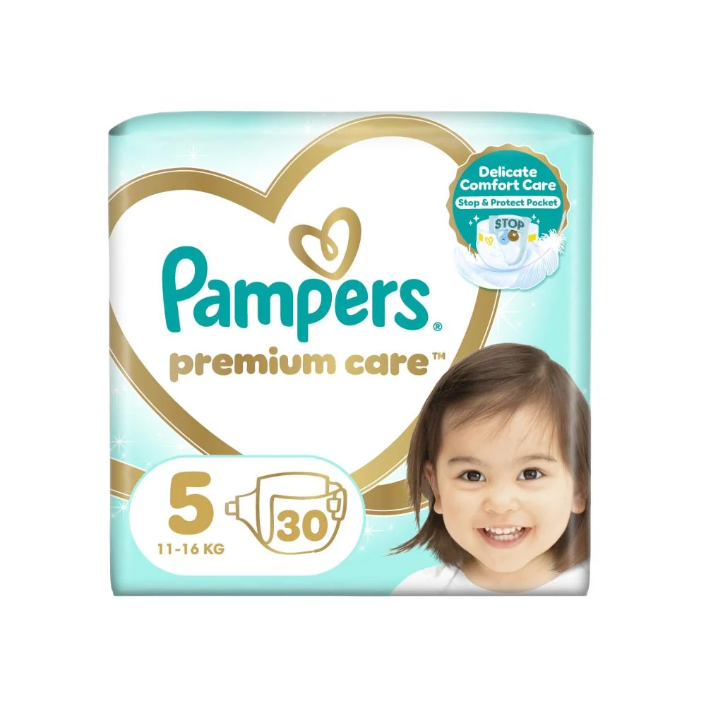 Pampers Premium Care vel. 5 11–16 kg dětské pleny 30 ks