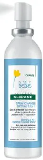 KLORANE Bébé Eryteal sprej na přebalování 3v1 75 ml