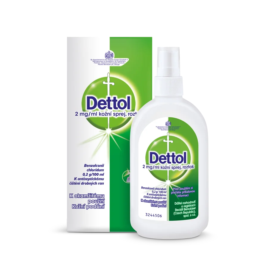 Dettol 0,2% antiseptický sprej 100 ml