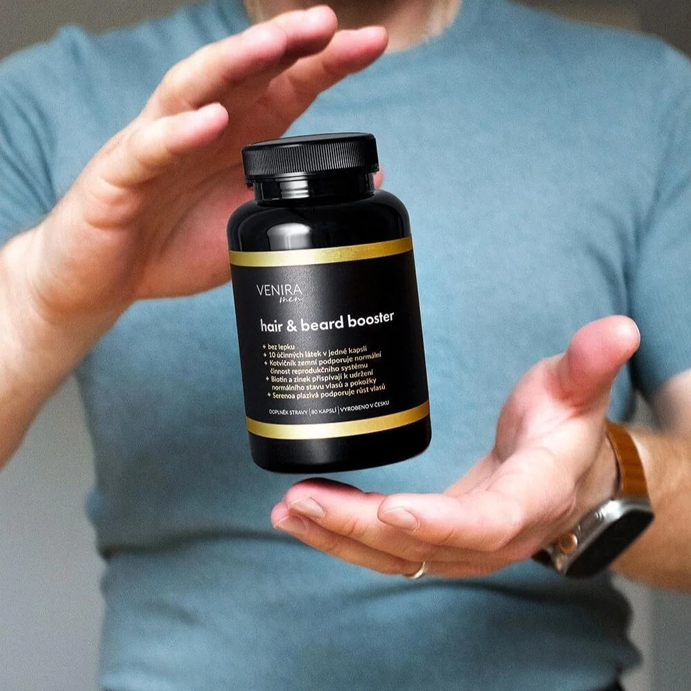 Venira Men Hair&beard booster 80 kapslí