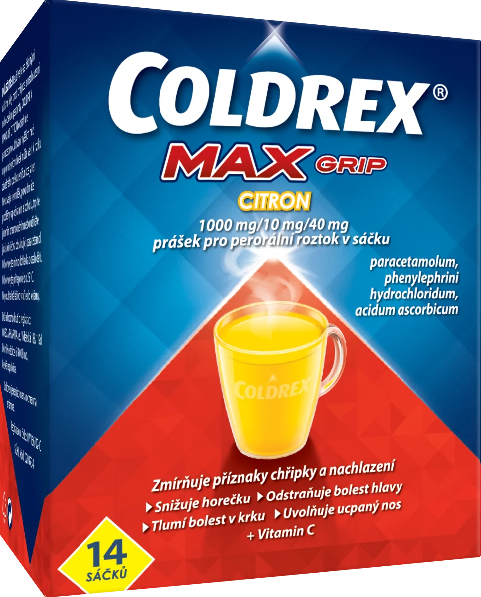 Coldrex MaxGrip Citron 14 sáčků