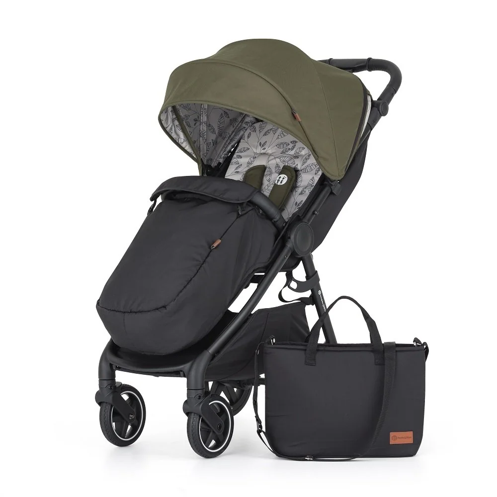 Petite&Mars Kočárek sportovní Royal3 Black Mature Olive