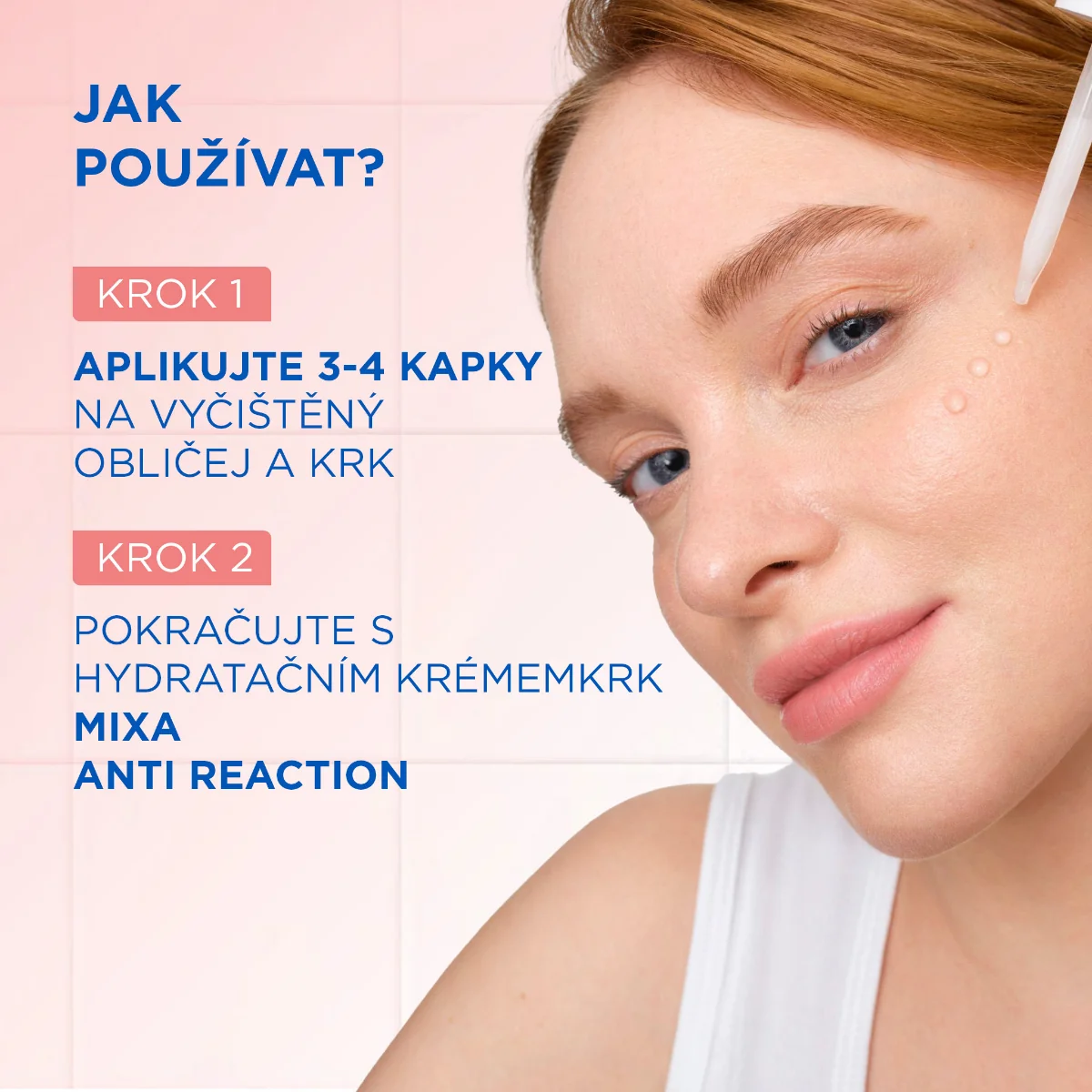 Mixa Anti-Reaction Zklidňující mléčné sérum s panthenolem 30 ml