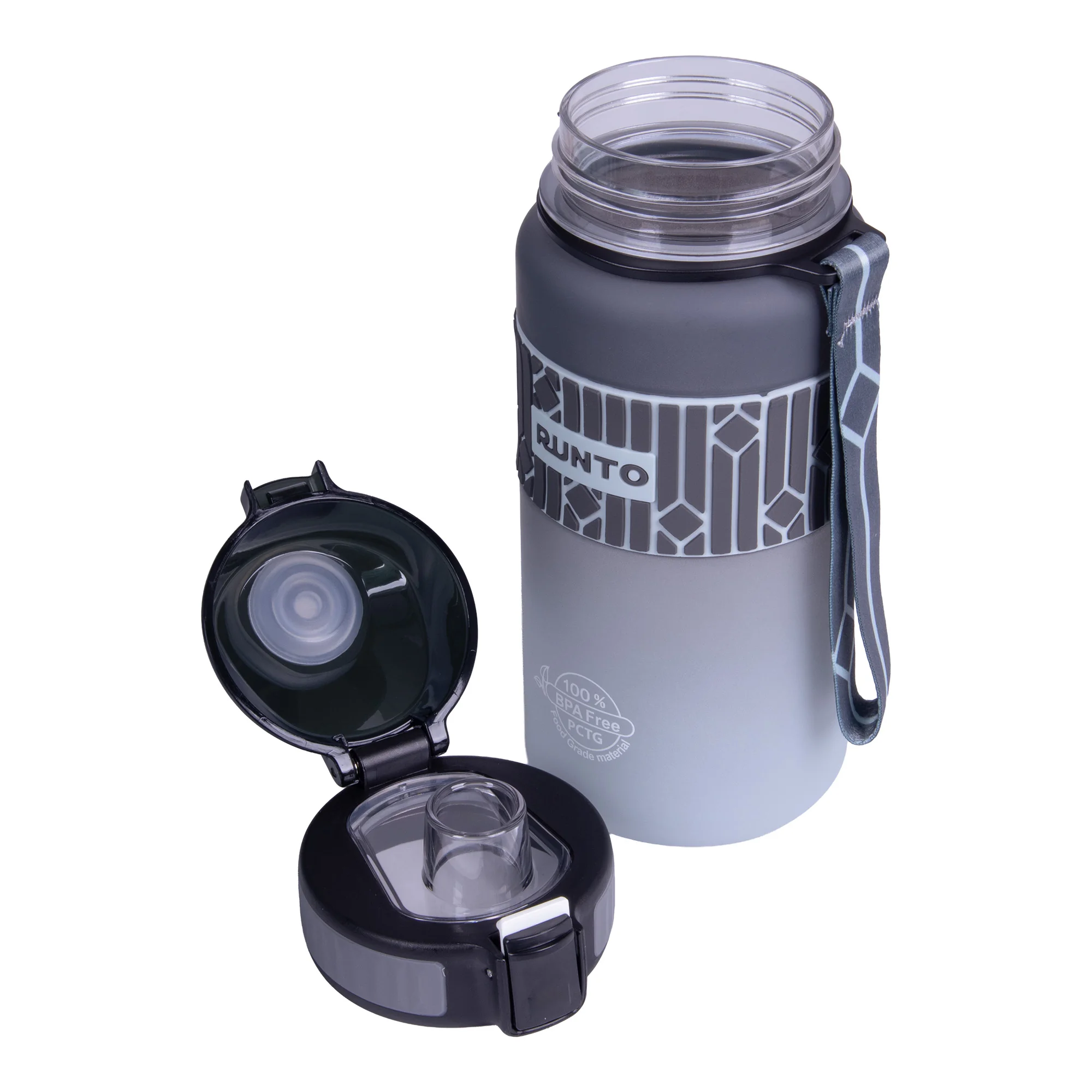 RUNTO Láhev BULLET 650ml Grey