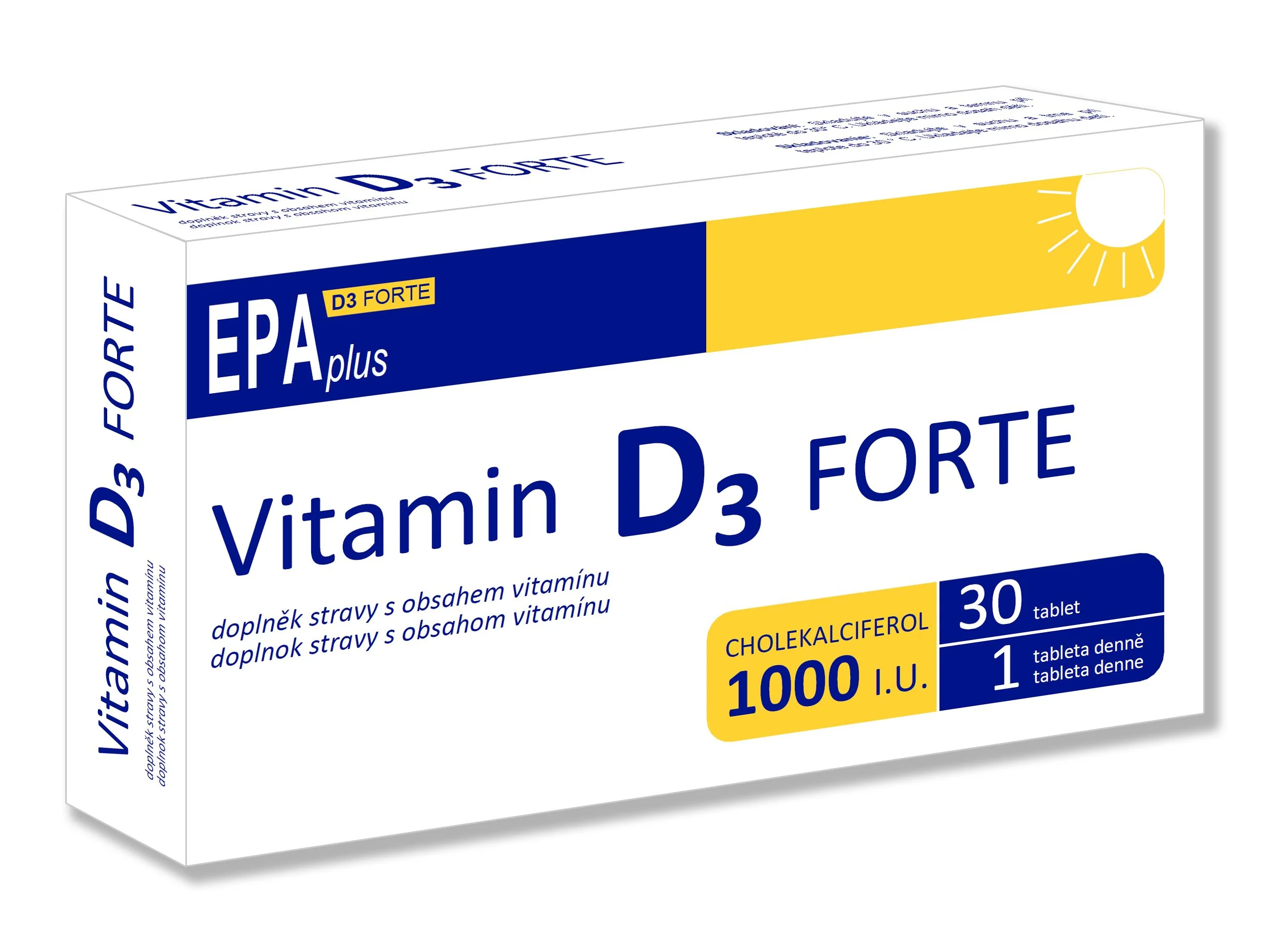 Vitamin D3 FORTE 1000 I.U. EPA plus 30 tablet