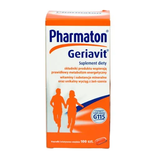 Pharmaton Geriavit 100 měkkých tobolek