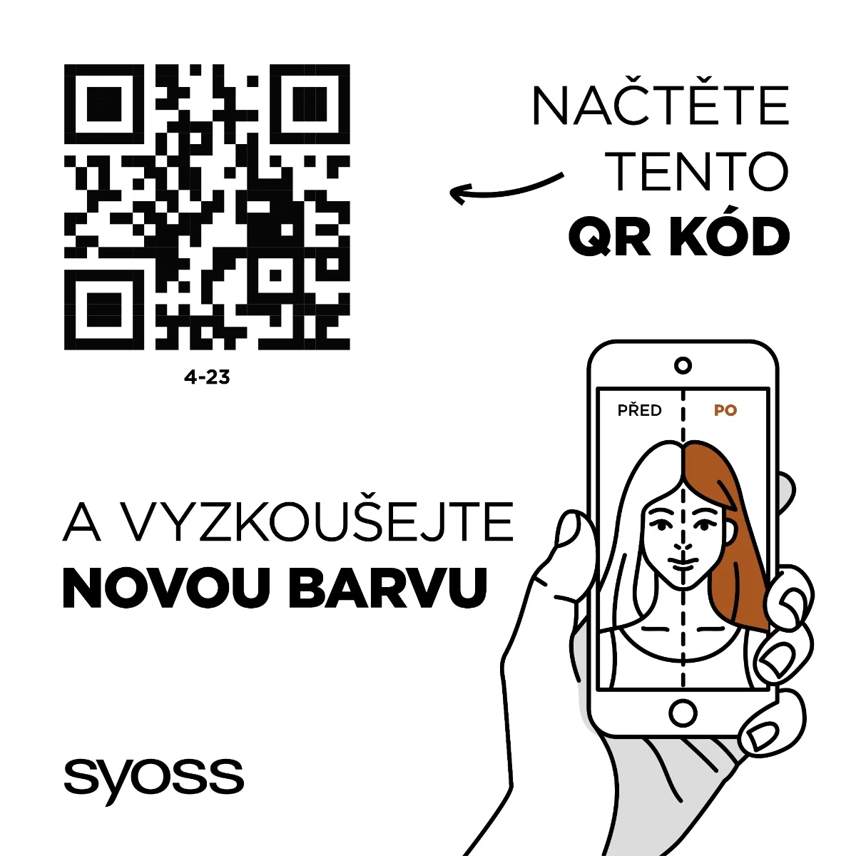 Syoss Oleo Intense Barva na vlasy 4-23 burgundská červeň 50 ml