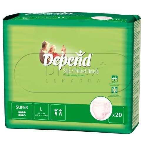 Plenkové kalhotky DEPEND Super L 20ks