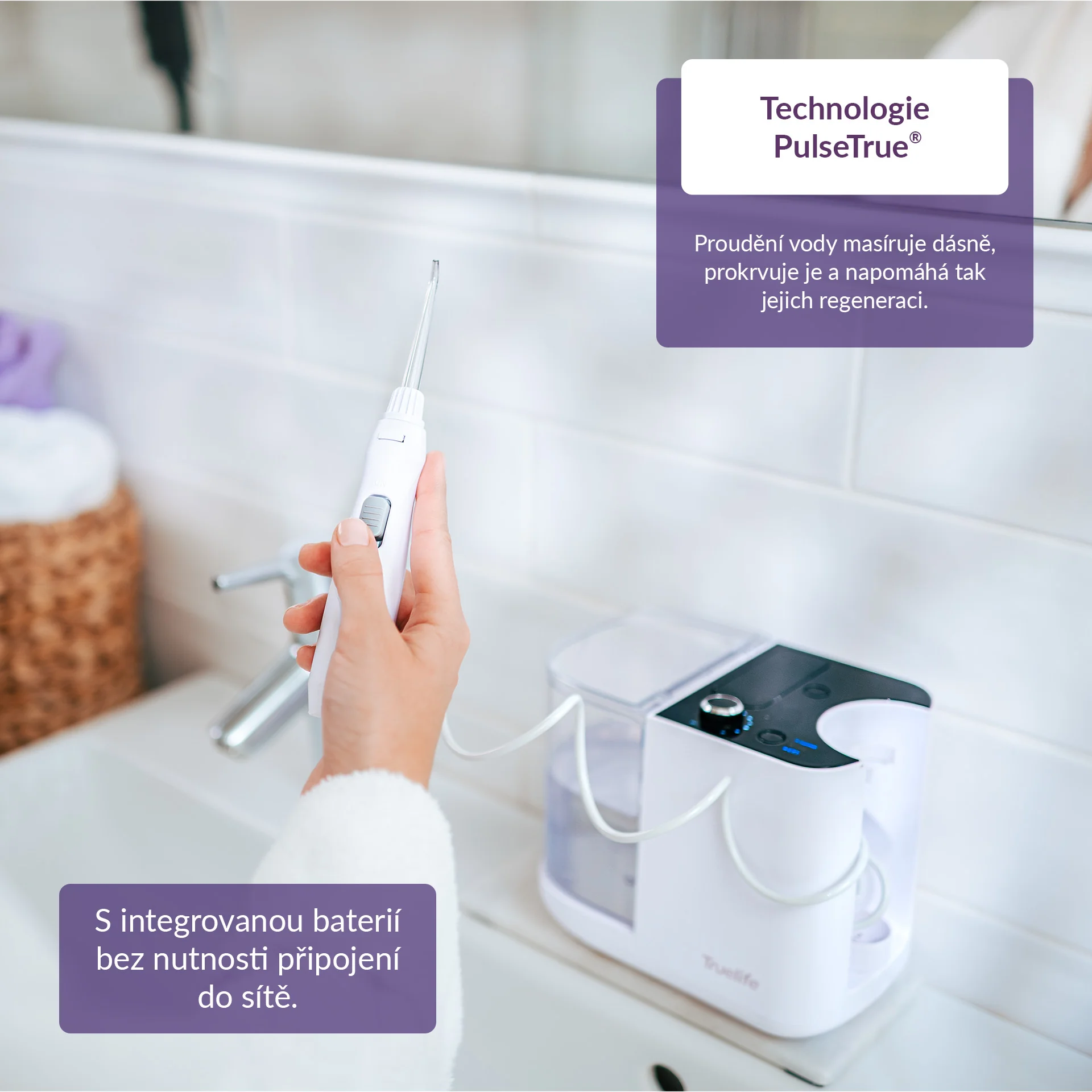 Truelife AquaFloss Station S800 UV ústní sprcha