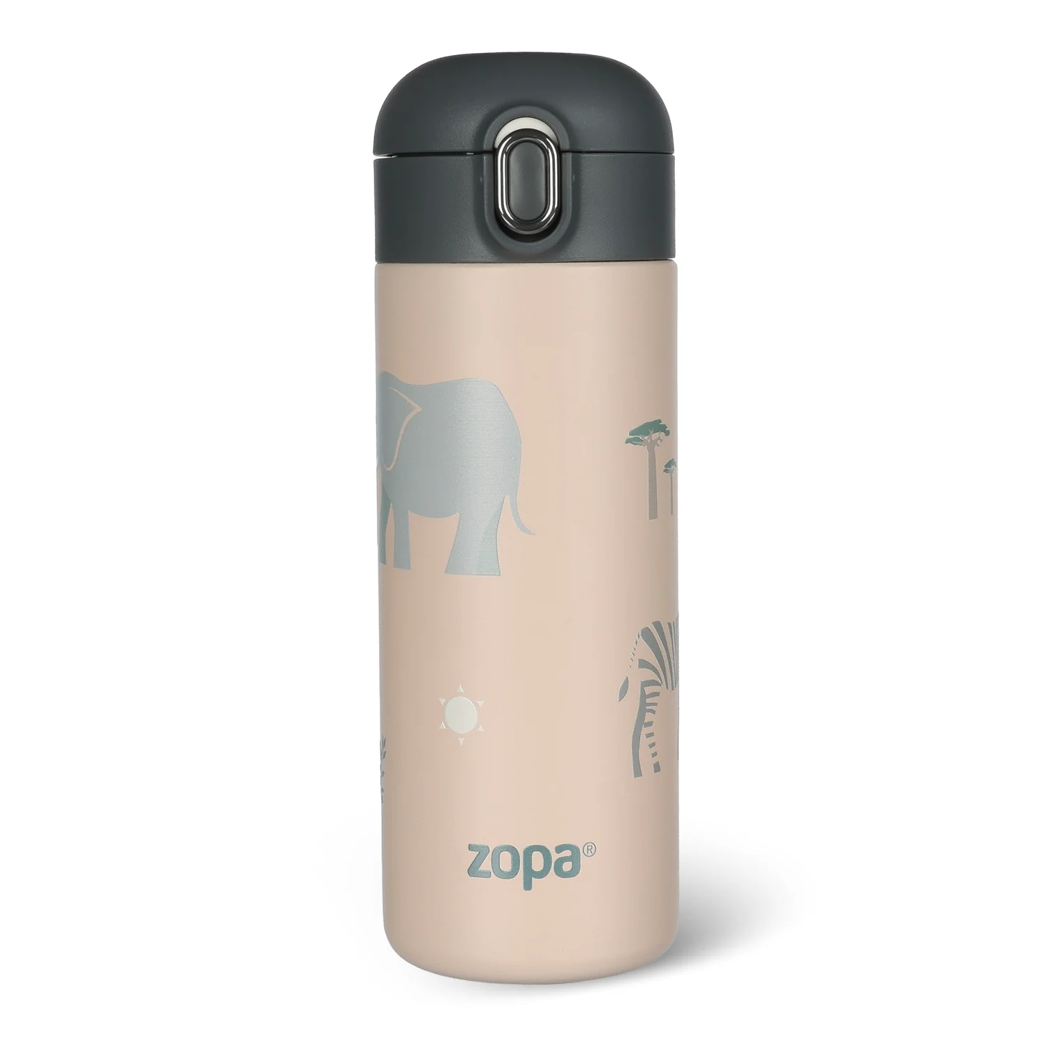 Zopa Termoska na tekutiny s brčkem 400 ml, Safari 2