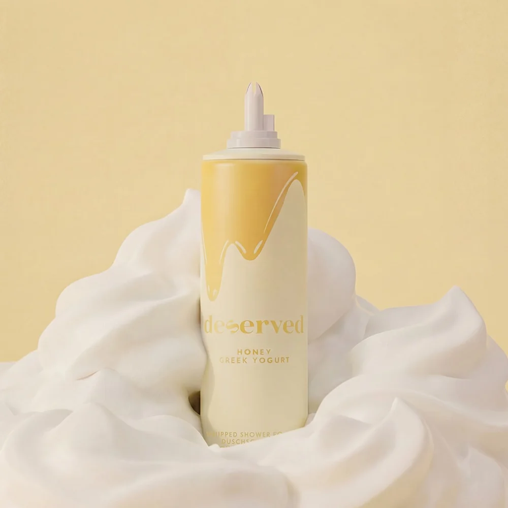 Deserved Whipped shower foam Honey Greek Yogurt sprchová pěna 250 ml
