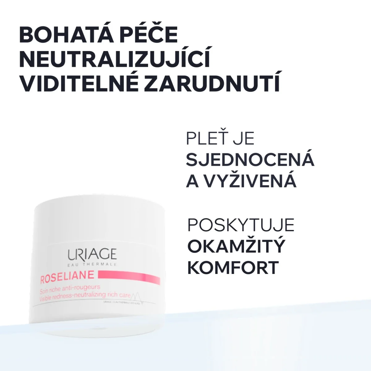 Uriage Roséliane Výživný krém pro citlivou pleť se sklonem k zčervenání 50 ml