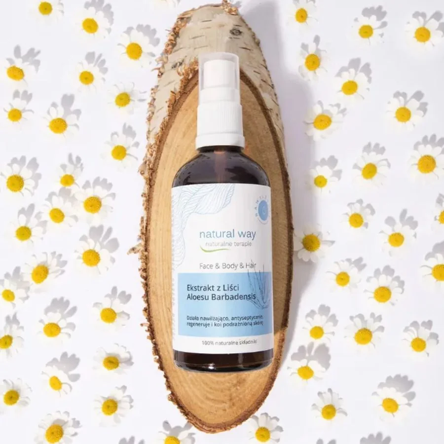 Natural Way Hydratační extrakt z aloe vera na obličej, tělo a vlasy 30 ml