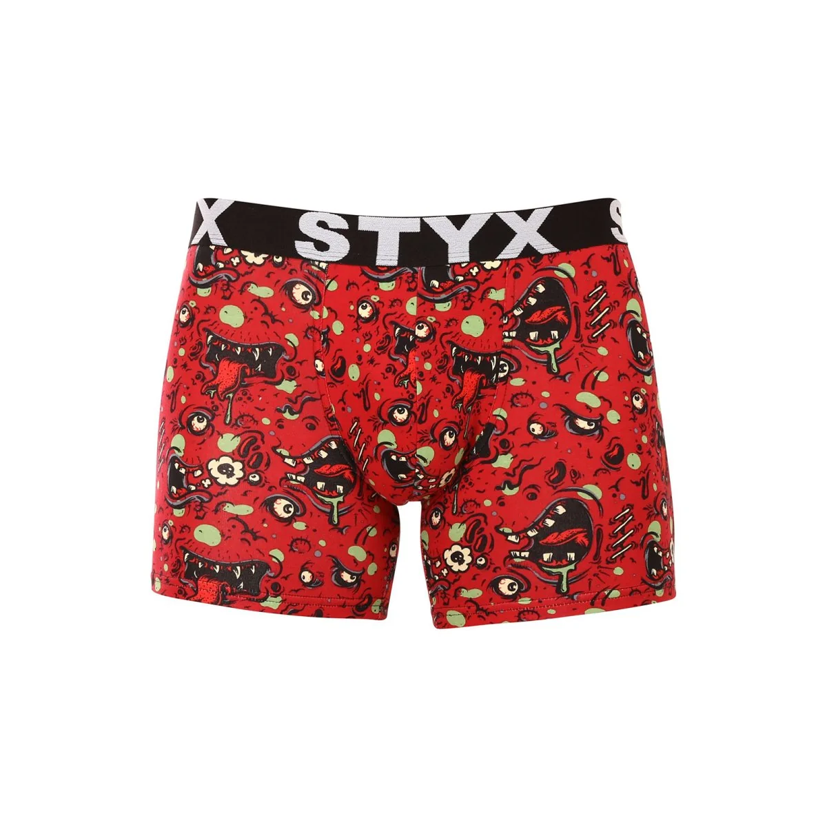 Styx Pánské boxerky long art sportovní guma zombie (U1451) M 