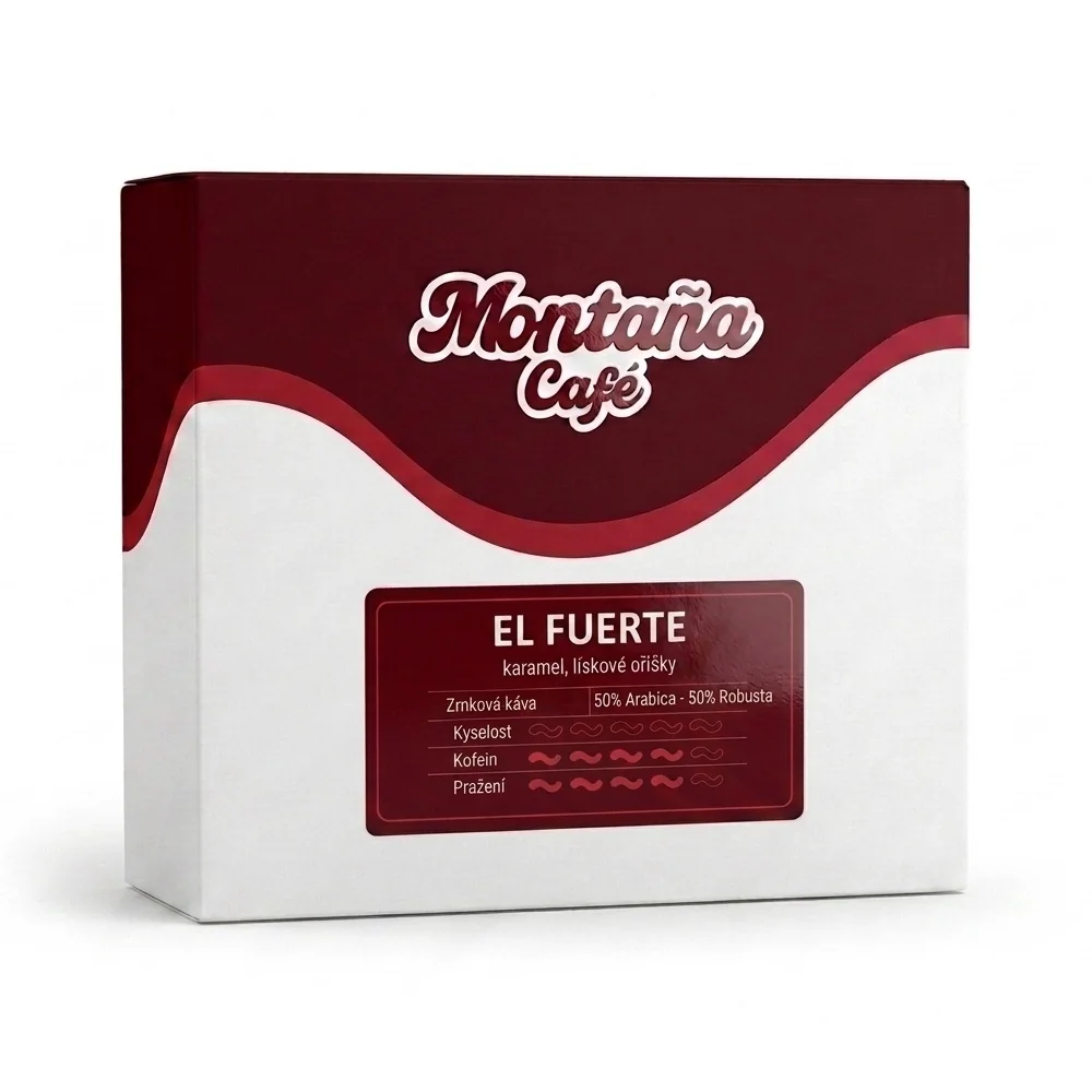 Montaña Café El Fuerte zrnková káva 250 g