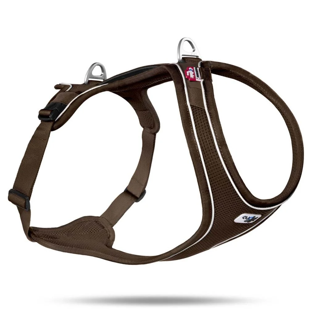 Curli Postroj pro psy Belka Comfort Brown M, 20-30 kg